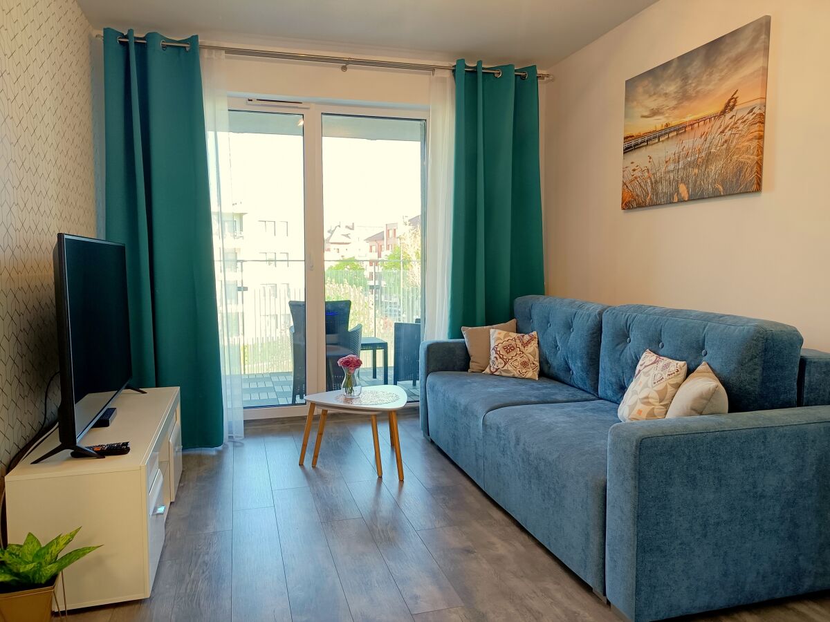 Apartament. MAZOWIECKA PARK.. 2 do 4 osoby . Lokalizacja Kołobrzeg ul. Mazowiecka 4B.