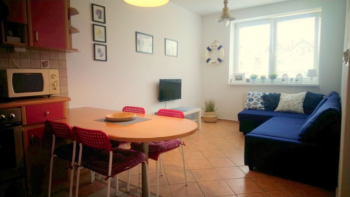 Apartament. KUPIECKI, 2 pokojowy, do 4 osoby. Kolobrzeg ul. Kupiecka 3B.