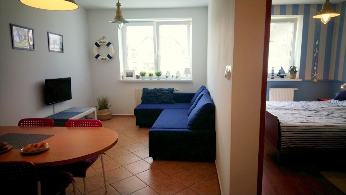 Apartament. KUPIECKI, 2 pokojowy, do 4 osoby. Kolobrzeg ul. Kupiecka 3B.